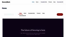 What Securomesh.co.za website looked like in 2023 (3 years ago)