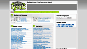 What Seekalyric.com website looked like in 2023 (This year)