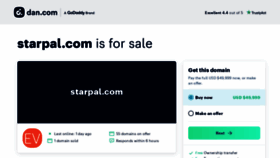 What Starpal.com website looked like in 2023 (This year)