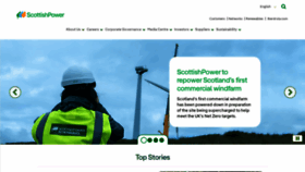 What Scottishpower.com website looked like in 2023 (This year)