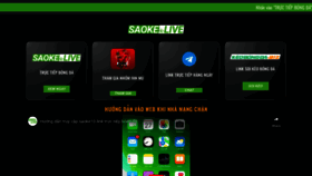 What Saoke11.link website looked like in 2023 (This year)