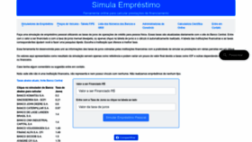 What Simulaemprestimo.com website looked like in 2023 (This year)