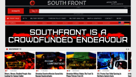 What Southfront.press website looked like in 2023 (1 year ago)