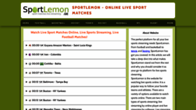 What Sportlemon.ge website looked like in 2023 (This year)