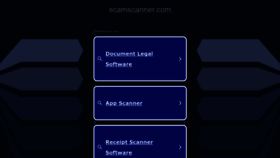 What Scamscanner.com website looked like in 2023 (This year)