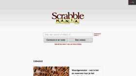 What Scrabblemania.nl website looked like in 2023 (This year)