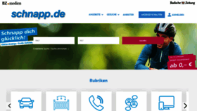 What Schnapp.de website looked like in 2023 (This year)