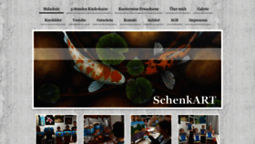 What Schenkart.at website looked like in 2023 (This year)