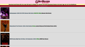 What Skymovies.tech website looked like in 2023 (This year)