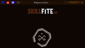 What Skillfite.io website looked like in 2023 (This year)