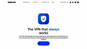 What Skybluevpn.co website looked like in 2023 (This year)