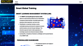 What Smartglobaltraining.com website looked like in 2023 (This year)