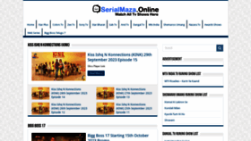 What Serialmaza.online website looked like in 2023 (2 years ago)