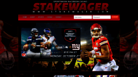 What Stakewager.com website looked like in 2023 (This year)