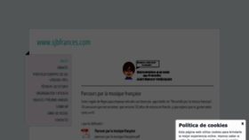 What Sjbfrances.com website looked like in 2023 (This year)