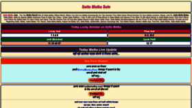 What Sattamatka.sale website looked like in 2023 (This year)