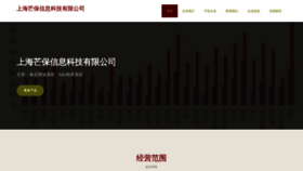 What Shmangbao.com website looked like in 2023 (This year)