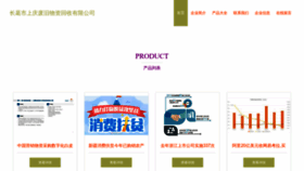 What Shangqinghuishou.com website looked like in 2023 (This year)