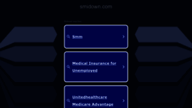 What Smidown.com website looked like in 2023 (This year)