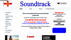 What Soundtrackci.com website looked like in 2023 (This year)
