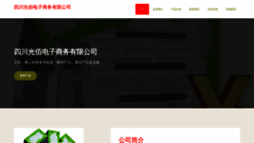 What Scguangbai.com website looked like in 2023 (This year)