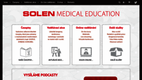 What Solen.cz website looked like in 2023 (This year)