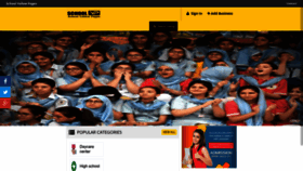 What Schoolyp.com website looked like in 2023 (This year)