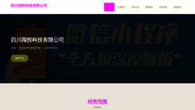 What Scchuangtou.com website looked like in 2023 (This year)