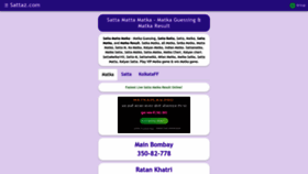 What Sattamatkaz.com website looked like in 2023 (This year)