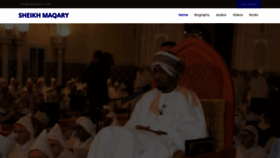 What Sheikhmaqary.com.ng website looked like in 2023 (This year)