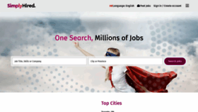 What Simplyhired.ca website looked like in 2023 (1 year ago)