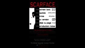 What Scarface1983.com website looked like in 2023 (This year)