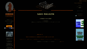 What Sakk-magazin.hu website looked like in 2023 (1 year ago)