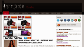 What Stylebasha.com website looked like in 2011 (12 years ago)