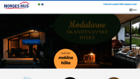 What Skandinavske-hiske.si website looked like in 2023 (This year)