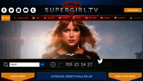 What Supergirl.tv website looked like in 2023 (This year)