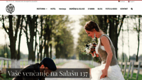 What Salas137.rs website looked like in 2023 (This year)