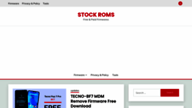 What Stock-rom.com website looked like in 2023 (This year)