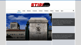 What Stiri.com.ro website looked like in 2023 (This year)