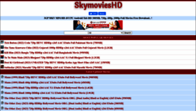 What Skymovieshd.boo website looked like in 2023 (This year)