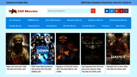 What Ssrmovies.com website looked like in 2023 (This year)