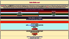 What Sattamatkas.cool website looked like in 2023 (This year)