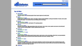 What Siteranker.com website looked like in 2023 (This year)