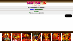 What Simusic.in website looked like in 2023 (This year)