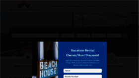 What Shoresummerrentals.com website looked like in 2023 (This year)
