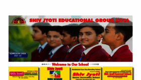 What Shivjyoti.org website looked like in 2023 (This year)