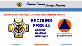 What Securite-nautique-atlantique.fr website looked like in 2023 (This year)