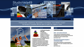 What Studiovela49.it website looked like in 2023 (This year)
