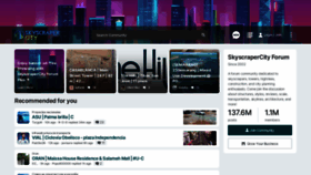 What Skyscrapercity.com website looked like in 2023 (This year)