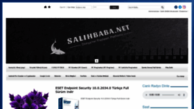 What Salihbaba.net website looked like in 2023 (This year)